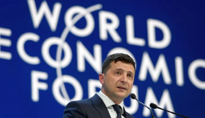 Volodimir Zelenski va participa personal la Forumul Economic Mondial de la Davos