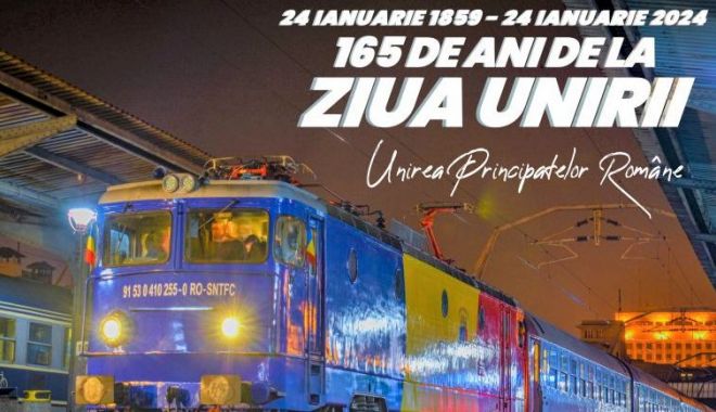 CFR Călători: „Trenul Unirii” va face legătura între Bucureşti şi Iaşi, de Ziua Unirii Principatelor Române