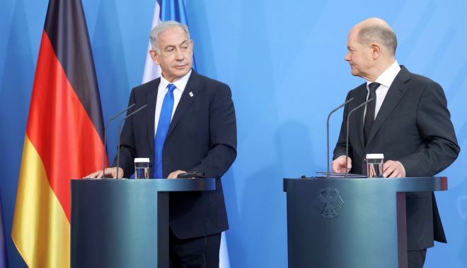 Cancelarul Olaf Scholz i-a reafirmat premierului Netanyahu importanţa unei formule cu două state - 1-1707211544.jpg