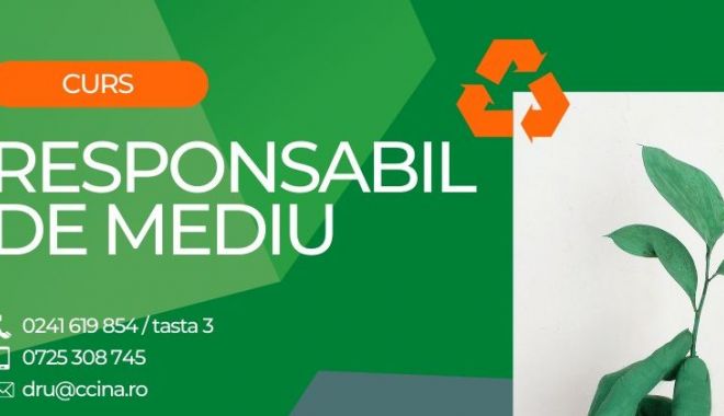 Curs cu specialitatea „Responsabil de mediu”, organizat la CCINA Constanţa