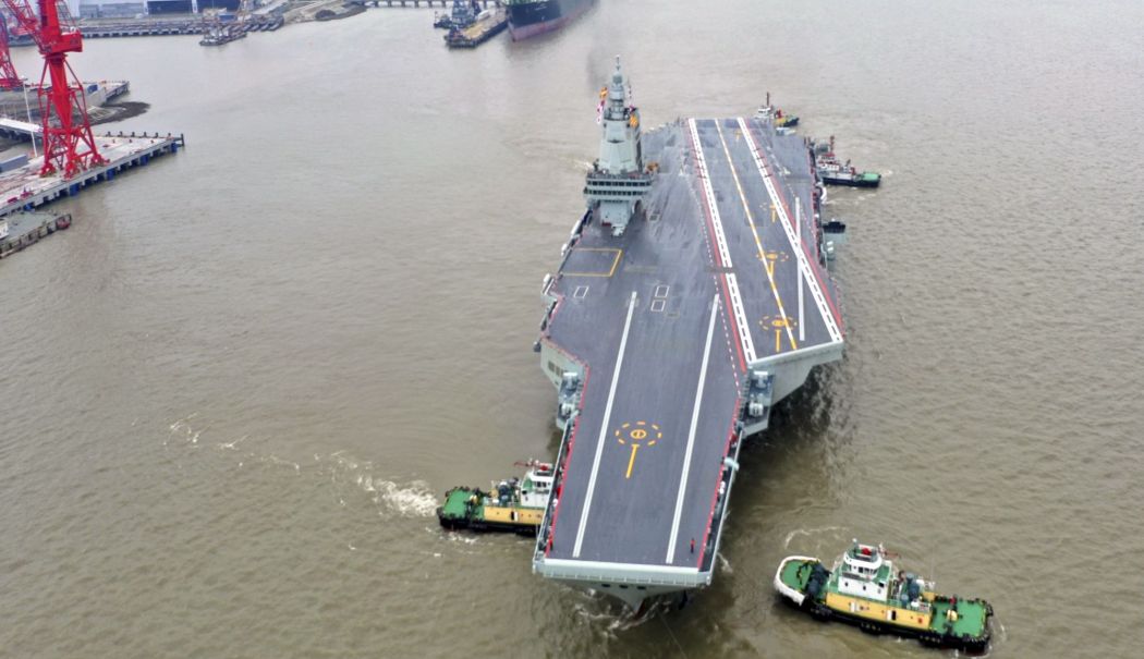 „Fujian”, cel mai modern portavion al marinei militare chineze, a început testele pe mare - 1-1714550472.jpg