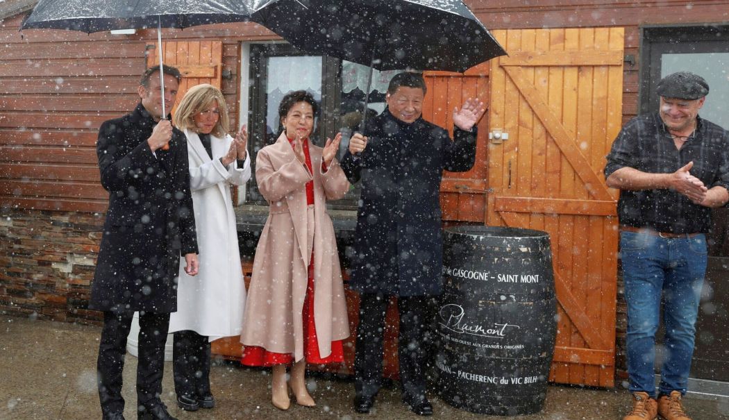 Preşedinţii Emmanuel Macron şi Xi Jinping, escapadă în Pirinei - 1-1715154409.jpg