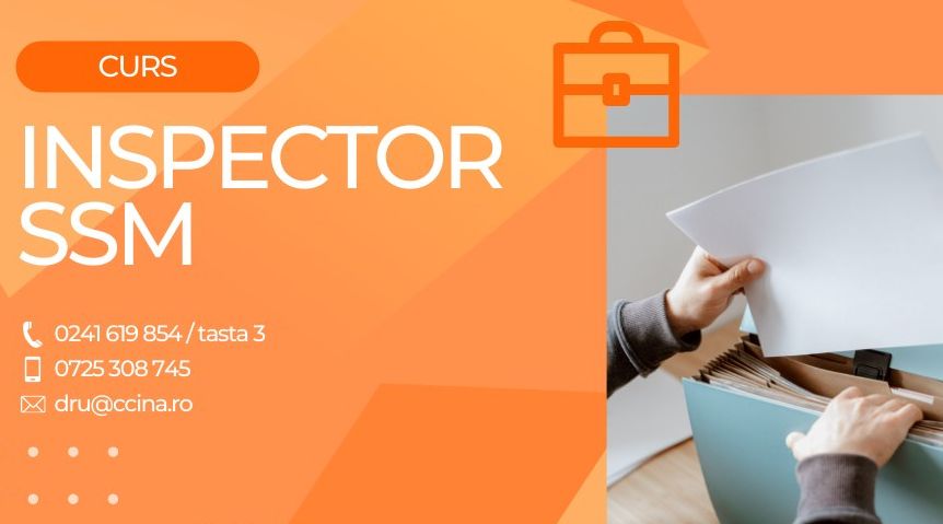 Cursul „Inspector în domeniul securităţii şi sănătăţii în muncă”, la CCINA Constanţa