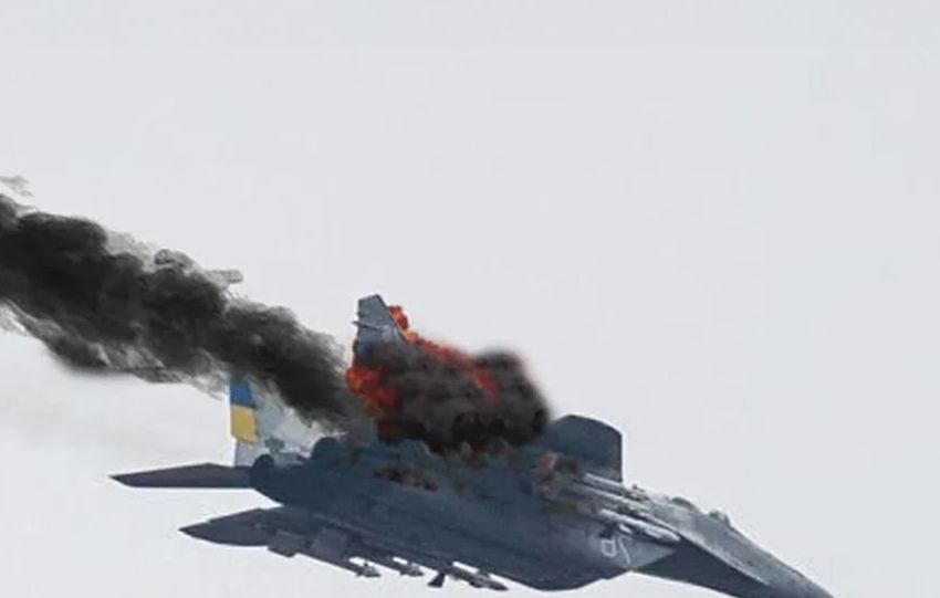 Rusia revendică distrugerea unui avion de luptă MiG-29 la o bază aeriană din regiunea Dnipro - 1-1720076895.jpg