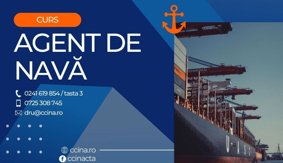 O nouă ediţie a cursului cu specialitatea „Agent de navă”, la CCINA Constanţa