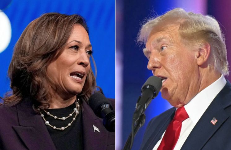 Donald Trump o acuză pe Kamala Harris că „a devenit neagră” din calcul politic