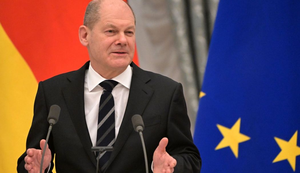 Cancelarul federal Olaf Scholz asigură Ucraina de sprijinul Germaniei