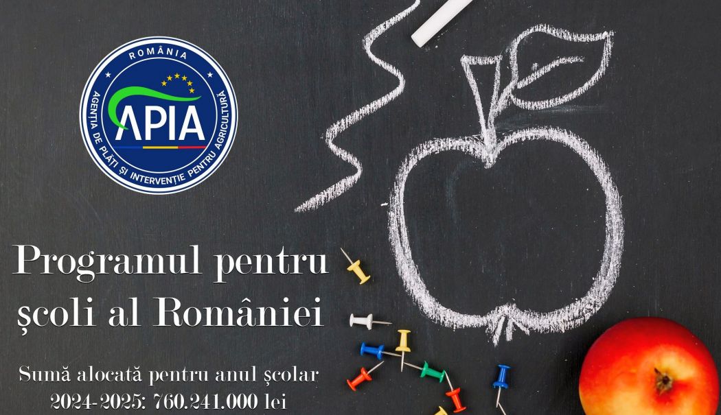APIA: Peste 760 milioane de lei alocate Programului pentru şcoli al României în următorul an şcolar - 1-1724406586.jpg