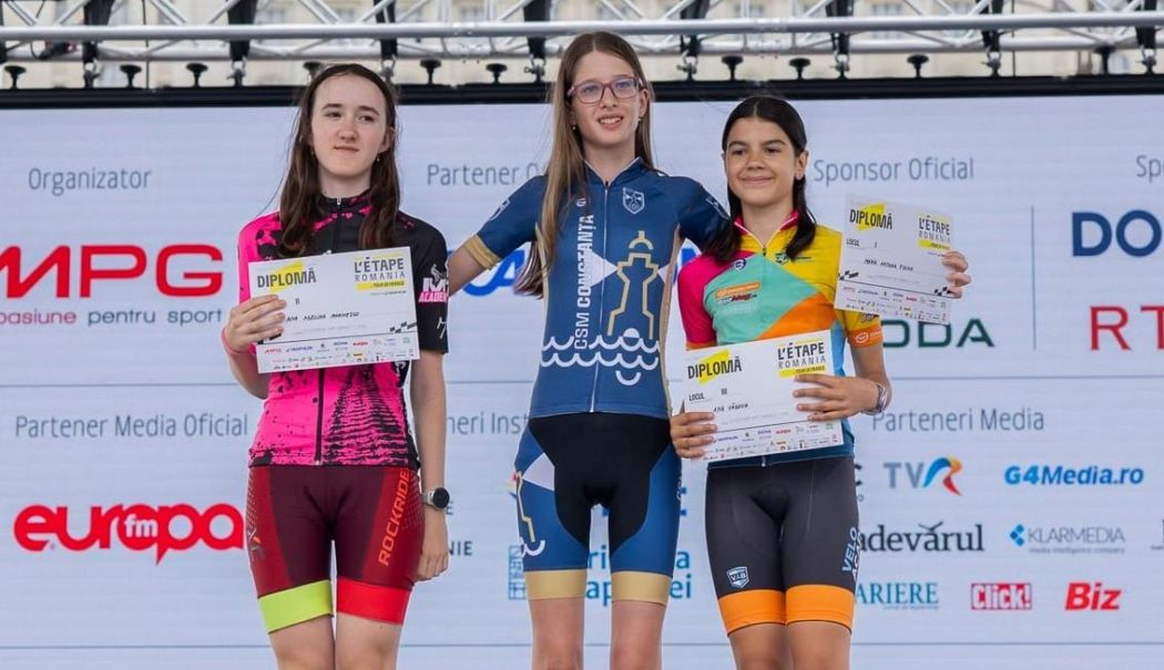 Micii ciclişti de la CSM Constanţa, premiaţi la cea de-a treia ediţie a concursului L'Etape Romania by Tour de France
