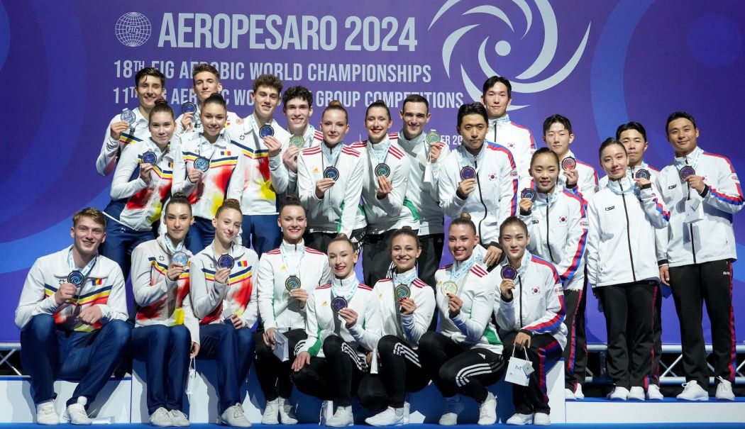 Argint pentru România în proba de dans aerobic, la Campionatele Mondiale