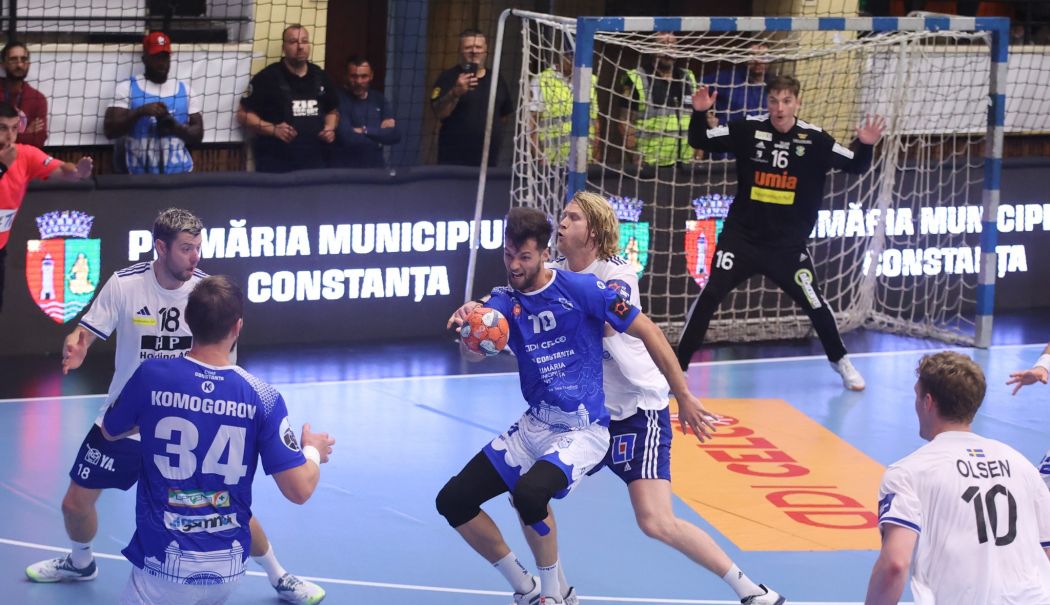 Handbal masculin: CSM Constanţa şi Ystads IF au terminat la egalitate, în grupele EHF European League