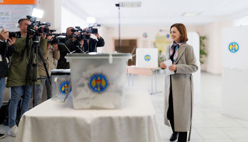 Maia Sandu, mesaj către cetăţenii Republicii Moldova: „Ieşiţi la vot, căci altfel riscăm să pierdem tot ce avem!”