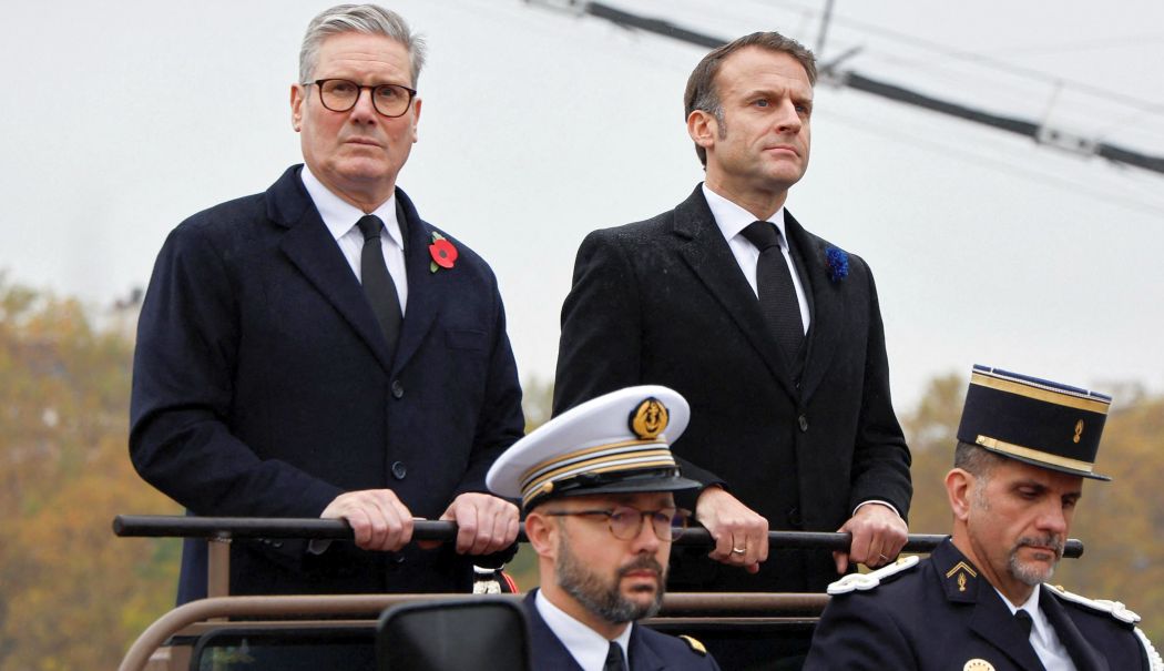 Emmanuel Macron şi Keir Starmer au marcat cea de-a 106-a aniversare a Armistiţiului - 1-1731400162.jpg
