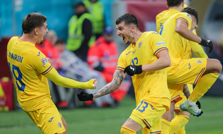 Fotbal, Liga Naţiunilor / România, victorie la pas în partida cu Cipru. „Dublă” Răzvan Marin