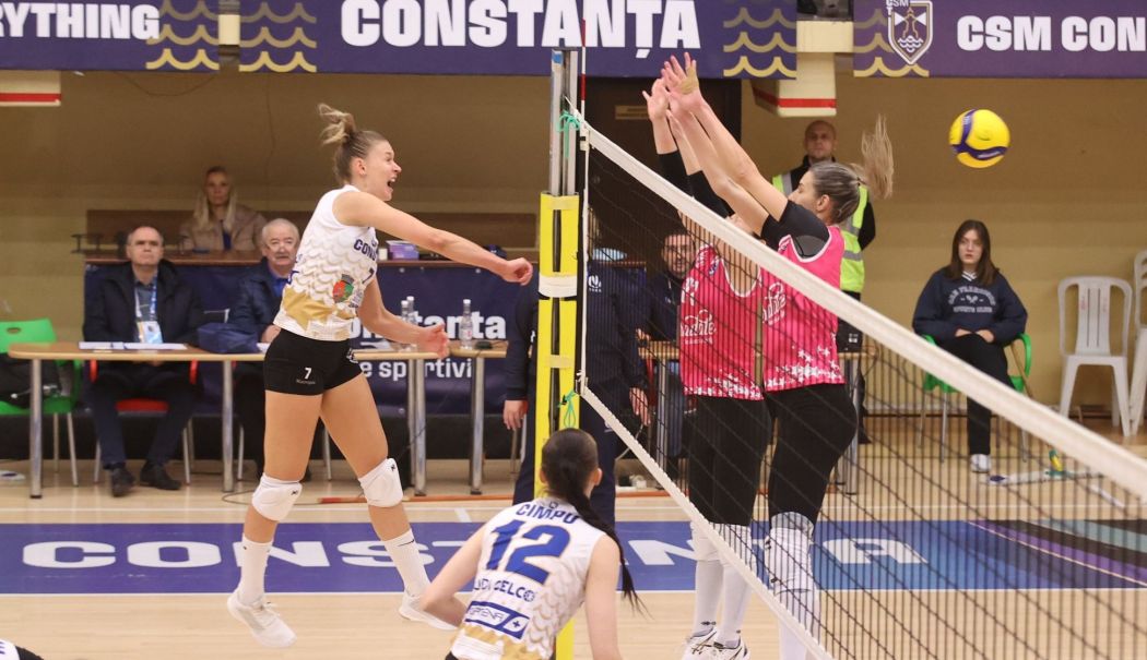 Volei feminin: CSM Constanţa, victorie în patru seturi cu CSM Bucureşti, în Liga Naţională