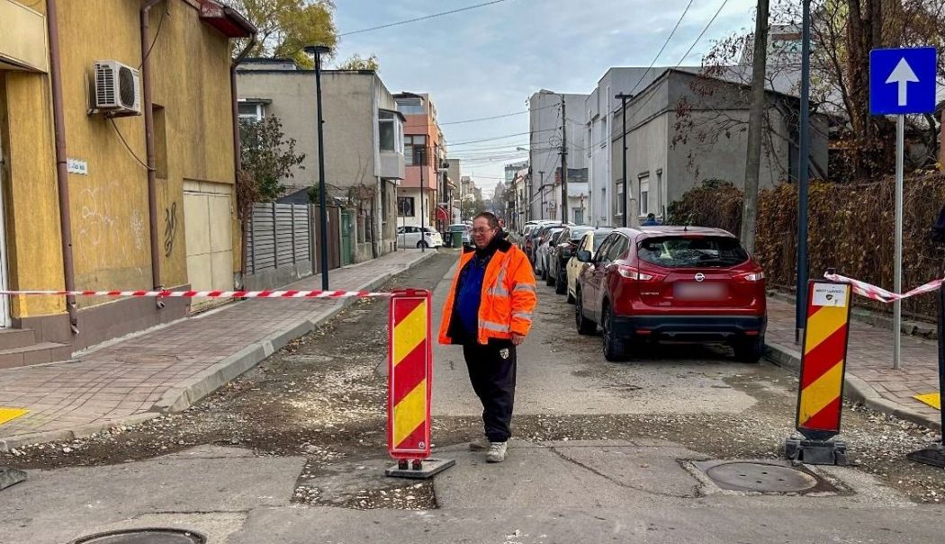 Lucrări pe strada Cuza Vodă, noi restricţii de trafic la Constanţa - 1-1732864742.jpg