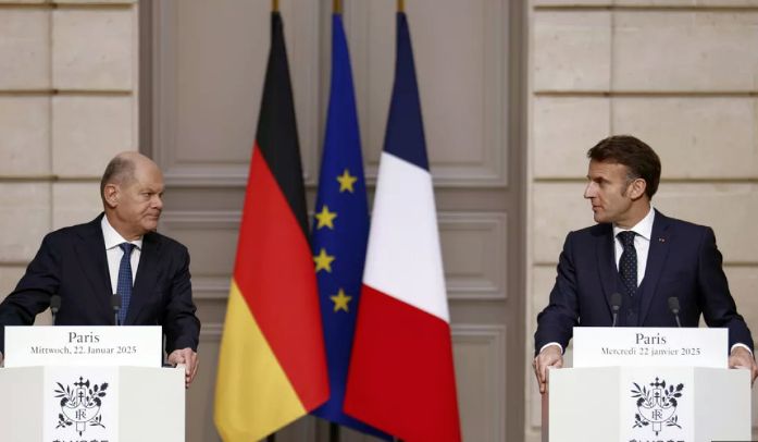 Macron şi Scholz promit o Uniune Europeană unită şi puternică în faţa lui Trump - 1-1737616670.jpg