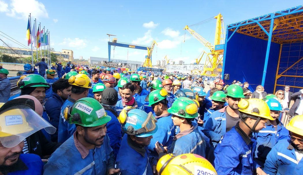 Salarii mărite în Şantierul Naval Constanţa. 