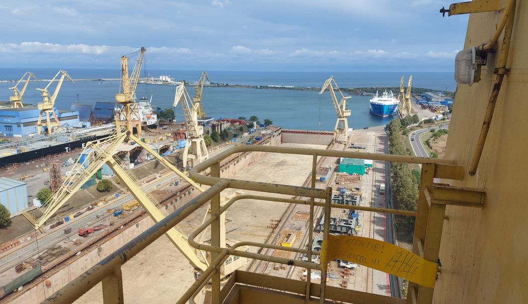 Sindicaliştii de la Şantierul Naval Damen Mangalia cer integrarea unităţii în industria naţională de apărare