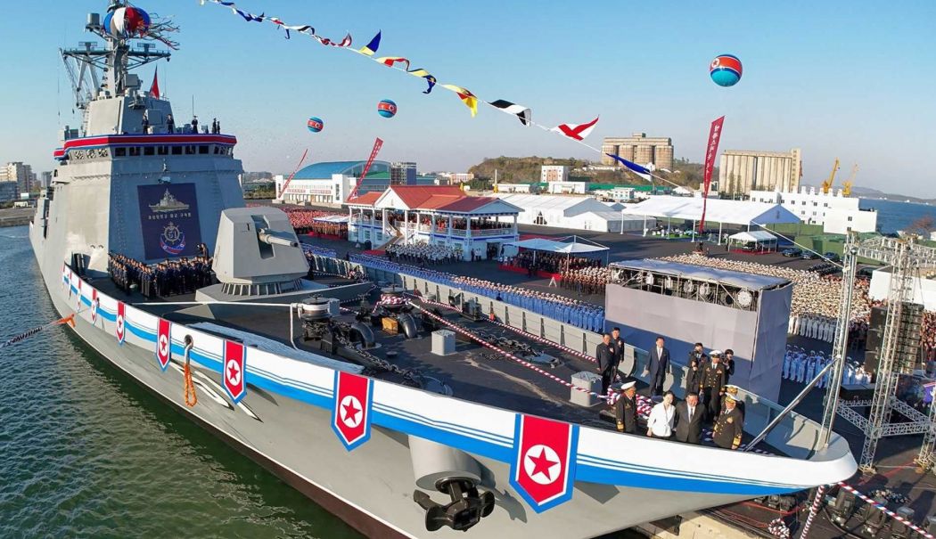 Coreea de Nord: Accident grav în cursul ceremoniei de lansare a unei nave de război - 1-1747899206.jpg