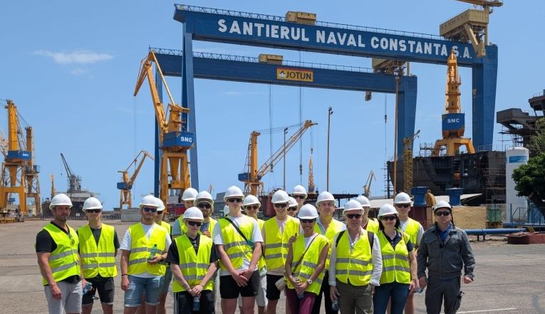 Cursanţi de la STC Group Rotterdam, în vizită la CERONAV şi la Şantierul Naval Constanţa