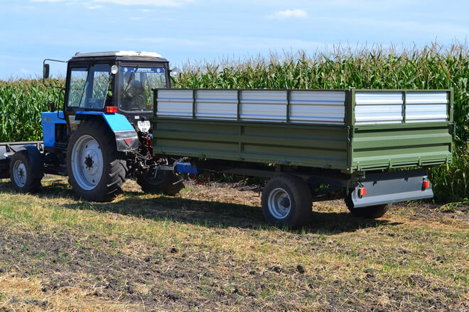 Doi cetățeni străini care ar fi pătruns ilegal în țară, descoperiți de polițiști în remorca unui tractor