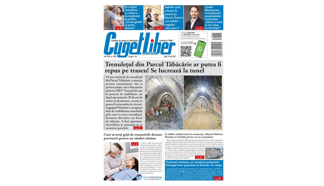 Iată titlurile zilei din data de 15 IULIE ale ziarului CUGET LIBER! - 1-1752510952.jpg