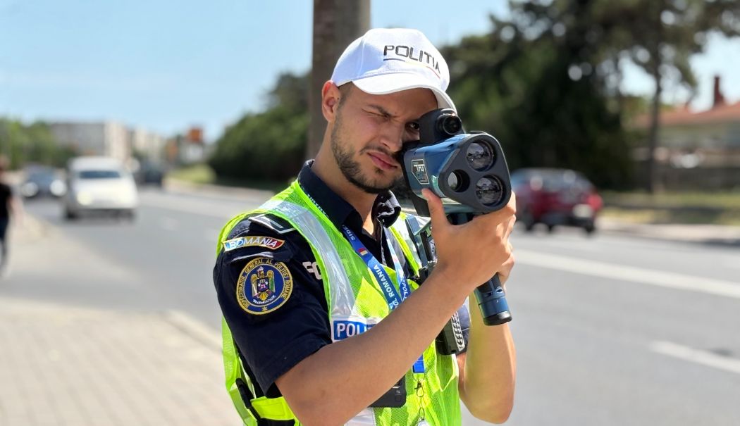 Acțiune cu radare în Mangalia. Șoferii vitezomani nu au scăpat nepedepsiți
