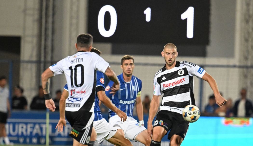 Superliga la fotbal: FC Farul, învinsă de Universitatea Cluj, pe teren propriu