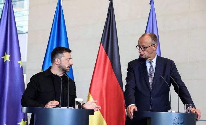 Cancelarul german Friedrich Merz: „Putin foloseşte o strategie de întârziere pentru a evita o întâlnire cu Zelenski” - 1-1756214410.jpg