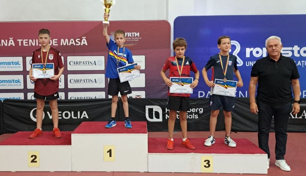 Medalii pentru LPS "Nicolae Rotaru" Constanţa, la Naţionalele de tenis de masă
