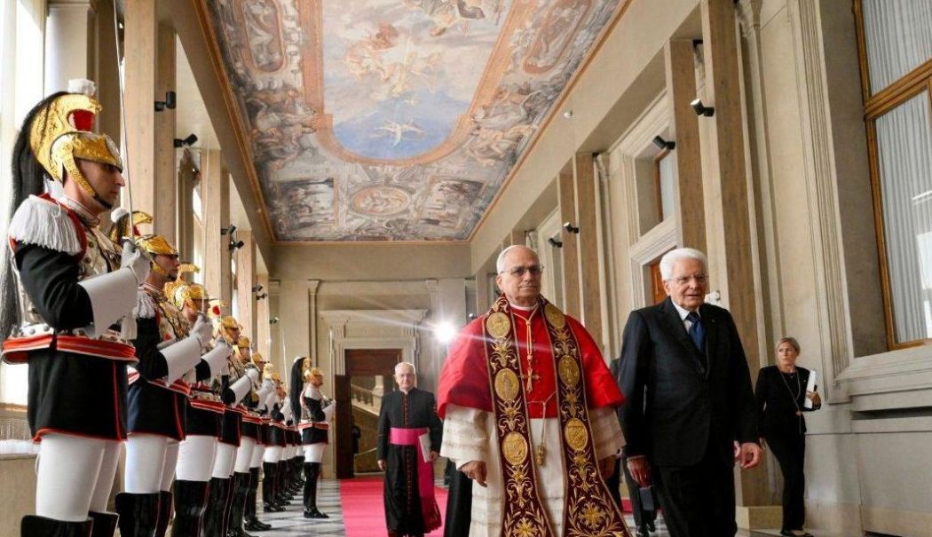Papa Leon al XIV-lea, primit cu mare pompă pentru prima sa vizită de stat în Italia - 1-1760449851.jpg
