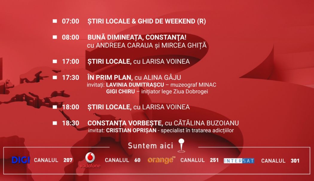 Programul zilei de vineri, 14 noiembrie, de la Antena 3 Constanța - 1-1763059231.jpg