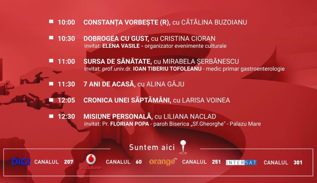 Programul zilei de sâmbătă, 15 noiembrie, de la Antena 3 Constanța - 1-1763140148.jpg