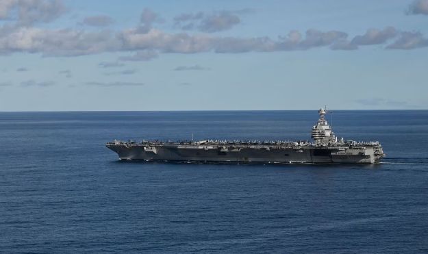 Tensiuni între SUA și Venezuela. Portavionul american USS Gerald Ford, trimis în Marea Caraibilor - 1-1763365634.jpg