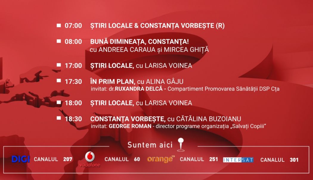 Programul zilei de miercuri, 19 noiembrie, de la Antena 3 Constanța - 1-1763561204.jpg