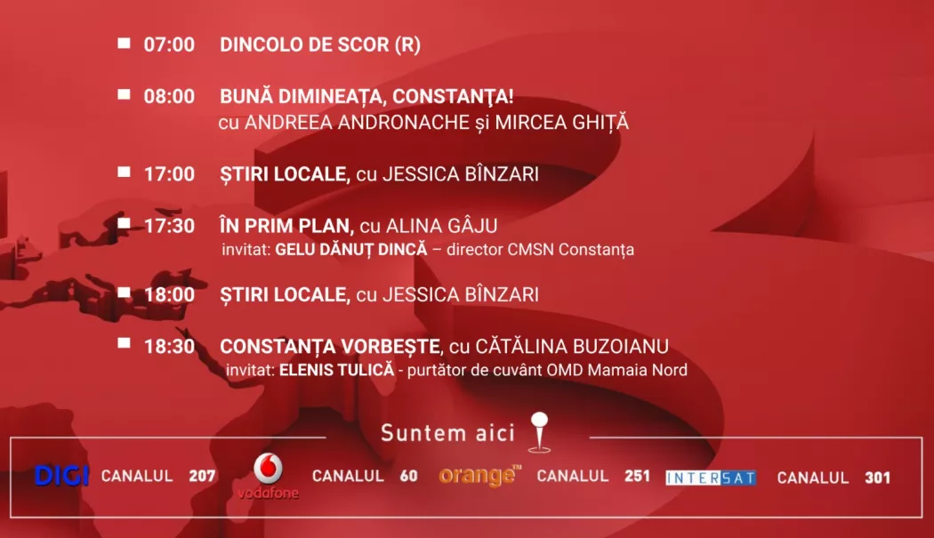 Programul zilei de marți, 30 decembrie, de la Antena 3 Constanța - 1-1767028954.webp