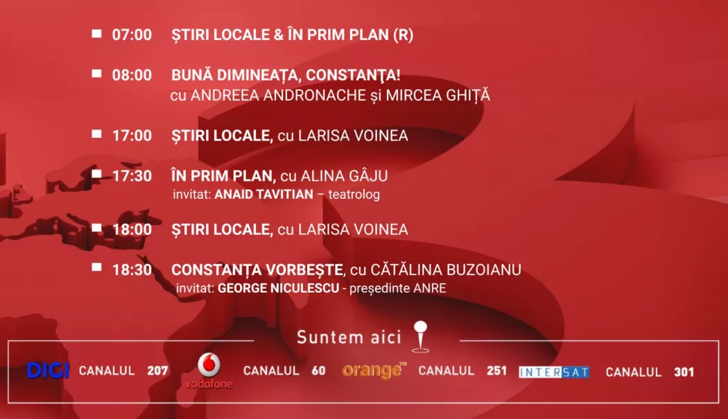 Programul zilei de marți, 6 ianuarie, de la Antena 3 Constanța - 1-1767635071.webp