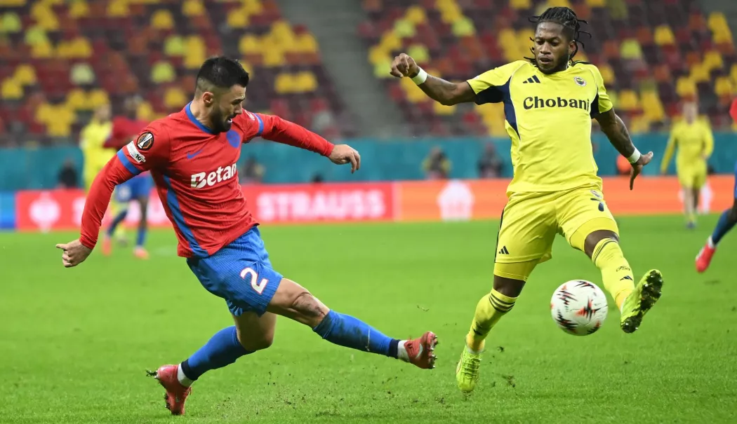 Fotbal: FCSB, eliminată din Europa League, după egalul din partida cu Fenerbahce Istanbul - 1-1769754771.webp