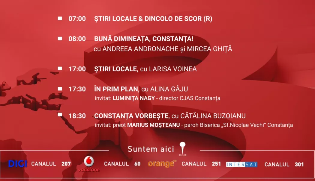 Programul zilei de marți, 24 februarie, de la Antena 3 Constanța - 1-1771869269.webp
