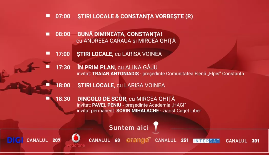 Programul zilei de luni, 23 martie, de la Antena 3 Constanța - 1-1774019902.webp