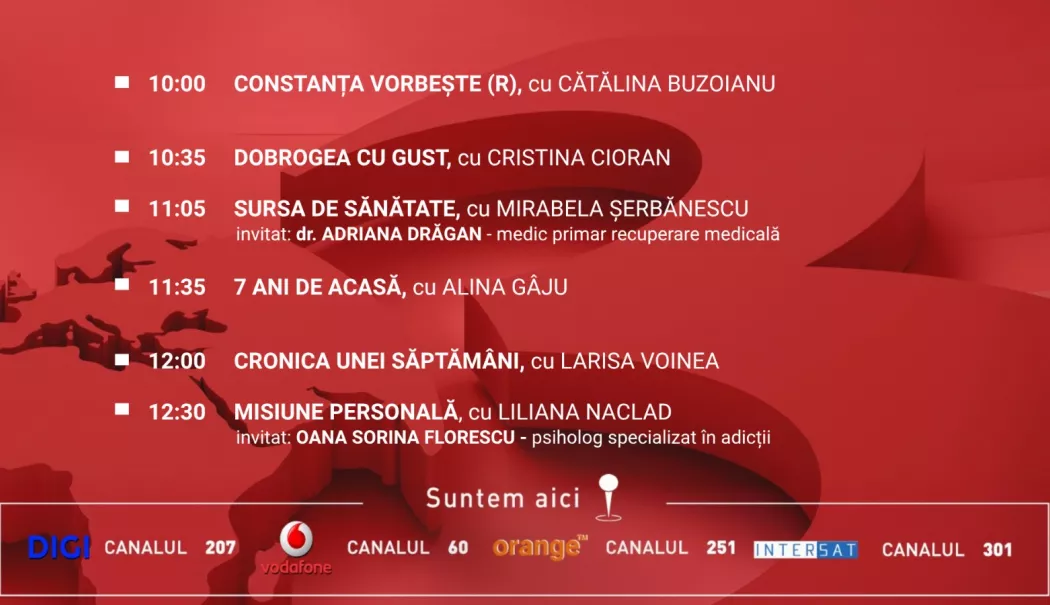 Programul zilei de sâmbătă, 28 martie, de la Antena 3 Constanța - 1-1774631097.webp