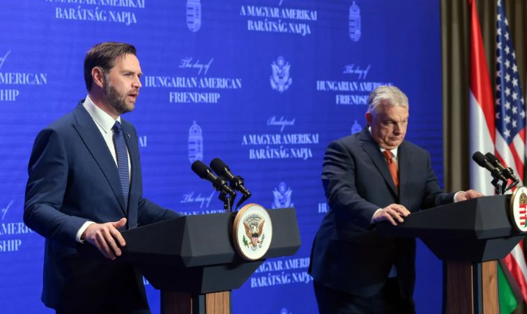 Vicepreședintele american JD Vance a sosit la Budapesta pentru a-l sprijini în alegeri pe premierul Viktor Orban - 1-1775567030.webp