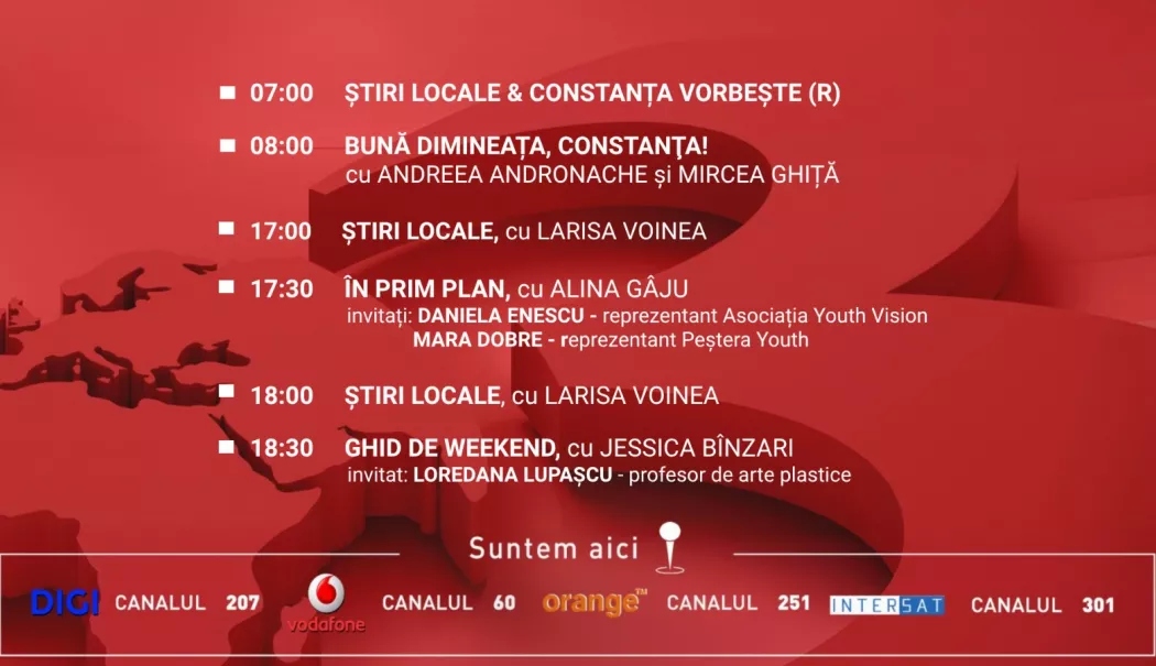 Programul zilei de joi, 9 aprilie, de la Antena 3 Constanța - 1-1775665007.webp