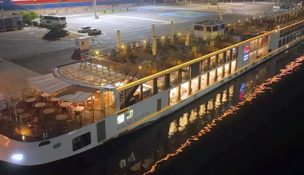 Nava fluvială Viking Kadlin a plecat din portul Constanța spre Viena cu o nouă serie de turiști