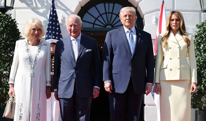 Regele Charles al III-lea și regina Camilla, primiți de Donald Trump la Casa Albă - 1-1777379248.webp