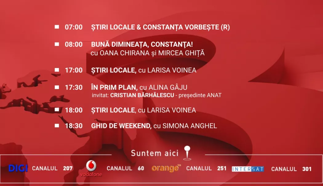Programul zilei de joi, 14 mai, de la Antena 3 Constanța - 1-1778685577.webp