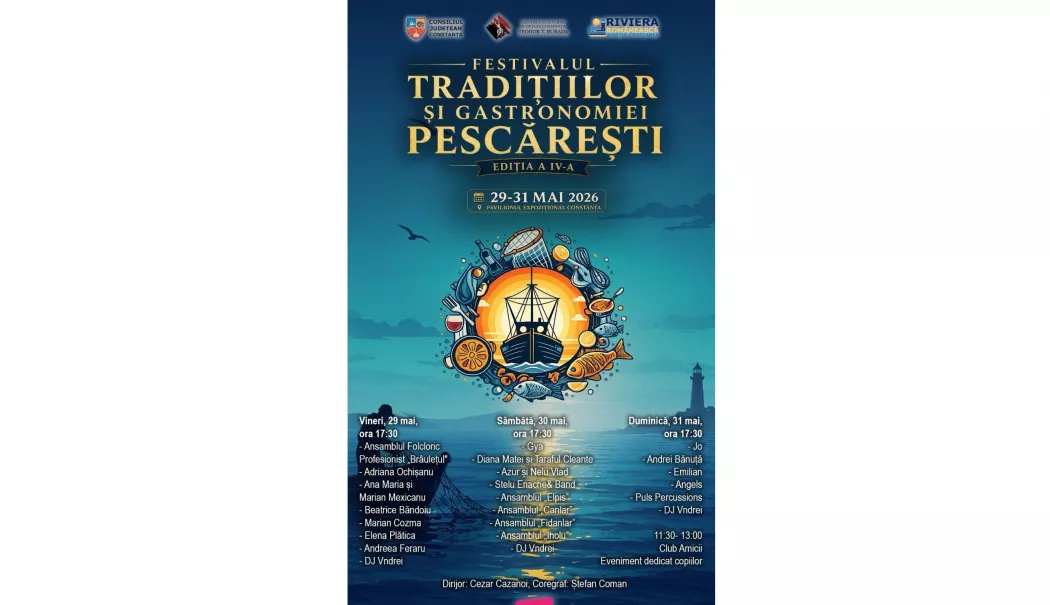 Trei zile de experiențe culinare, tradiții autentice și momente artistice dedicate comunității dobrogene