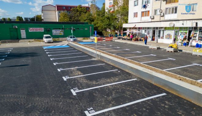 O nouă parcare, amenajată în Km 4-5, în locul fostului bazar