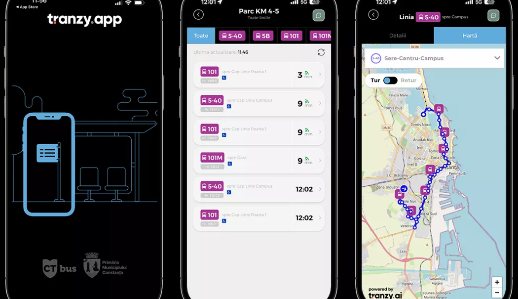 Transportul public din Constanța devine smart! O nouă aplicație, disponibilă pentru călători